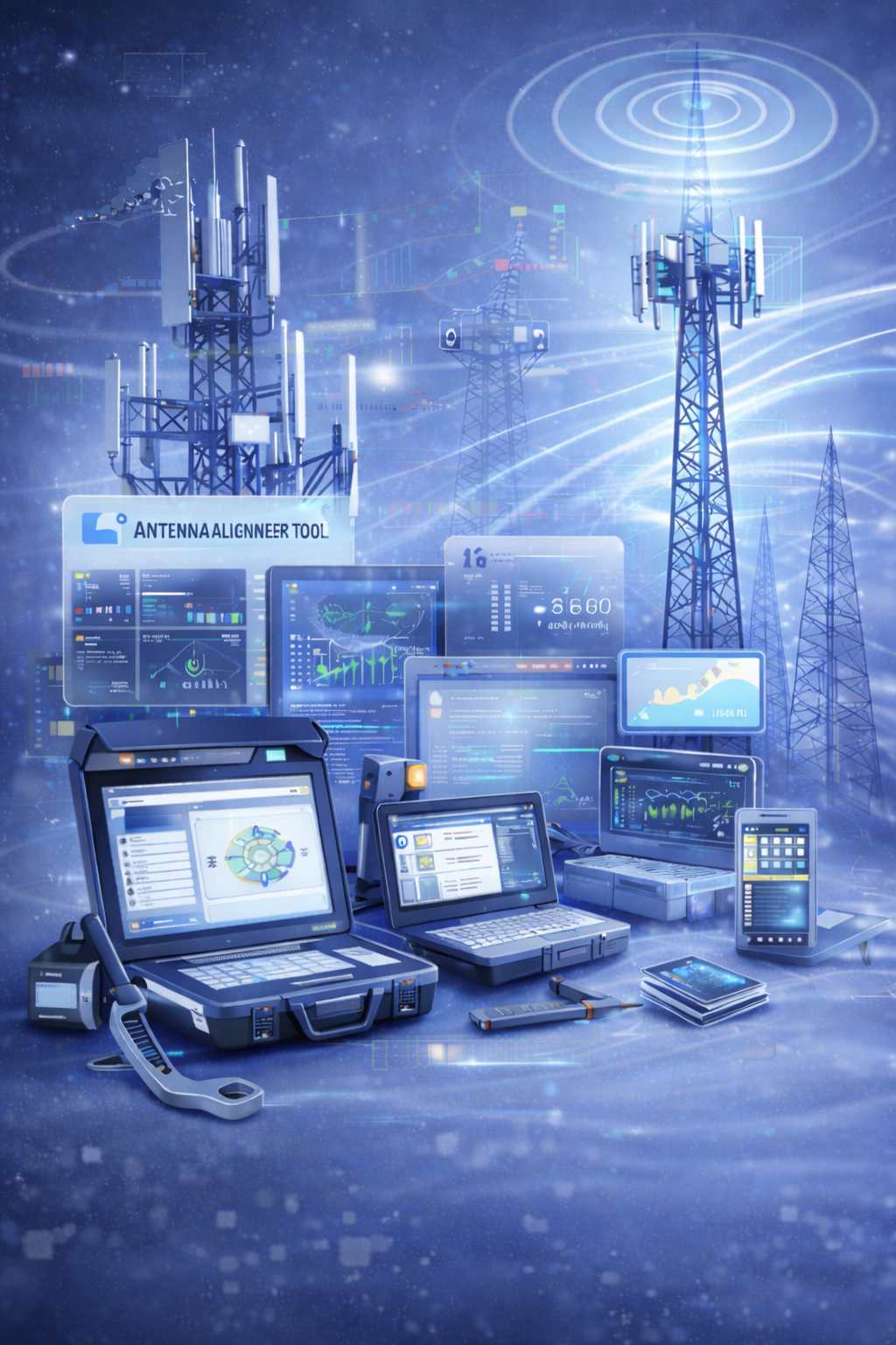 Ilustración de ingeniería RAN para redes móviles